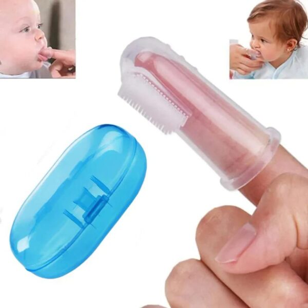 Kids finger brush