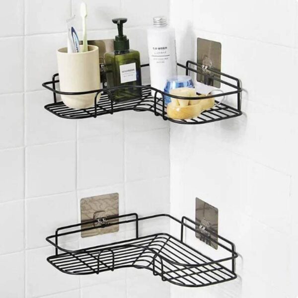 Toilet corner rack