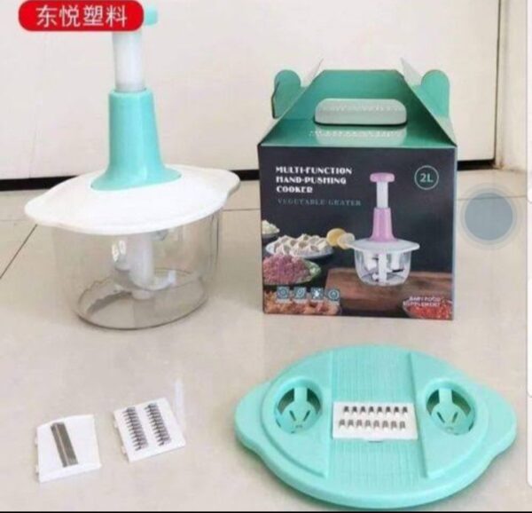 Hand press Grater with accessories