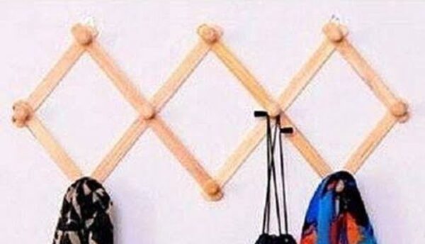 Wooden Bag hanger