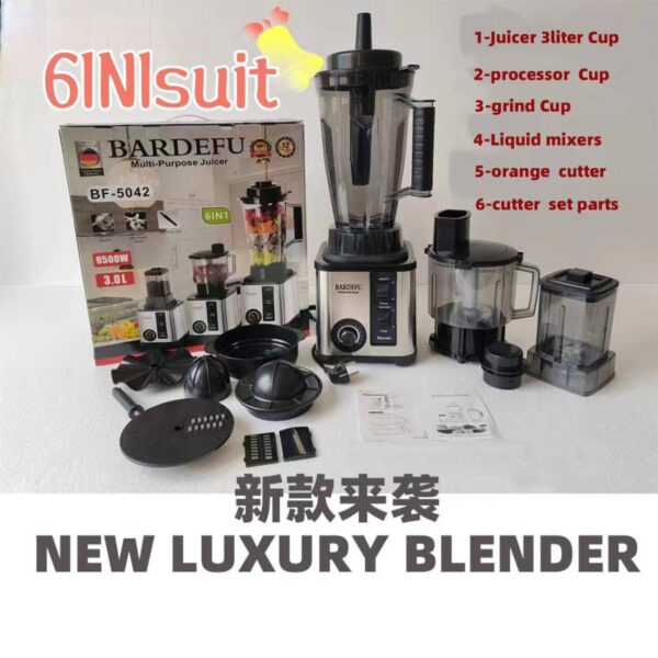 Bardefu blender with accessories. 6 in 1