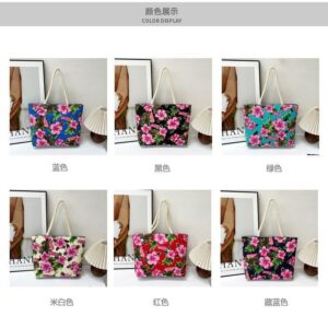 Flowered Tote bag
