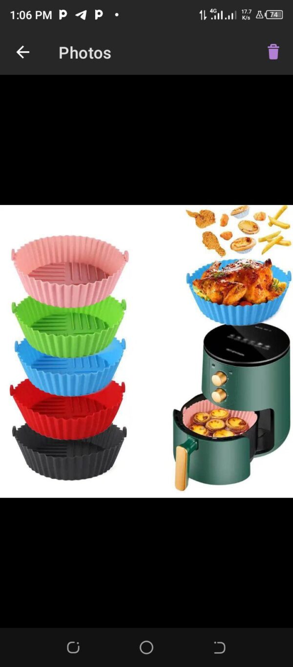 Small Silicone Air fryer liner