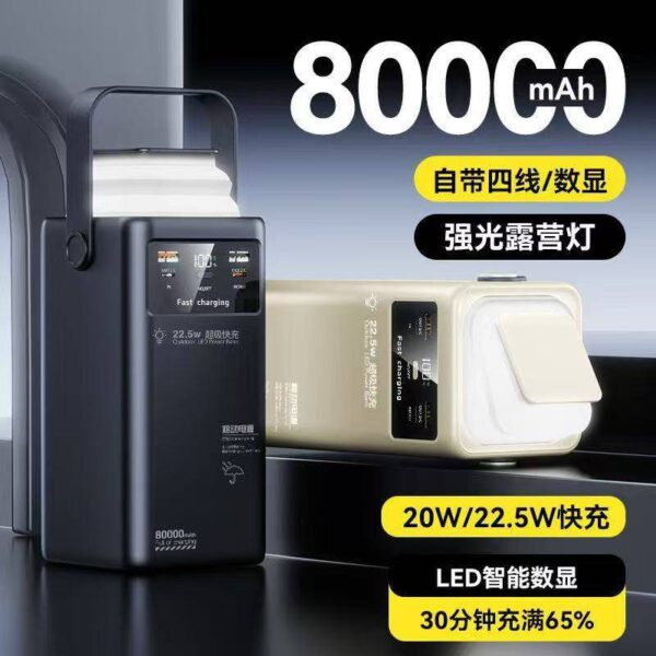 80000mAh Rugged power bank