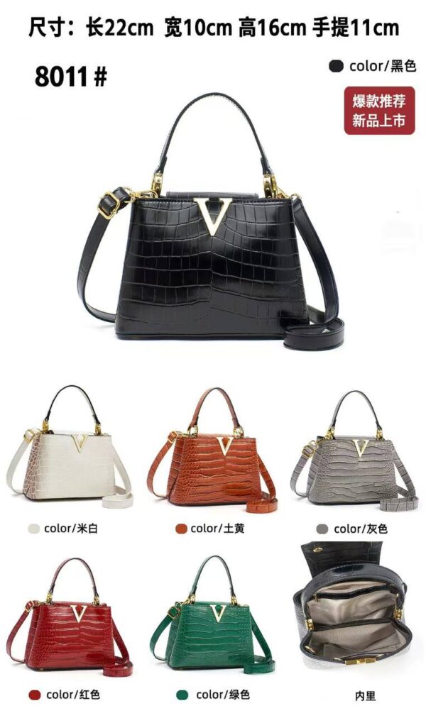 V cute leather bag